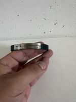 Armband Fossil Edelstahl und Kautschuk schwarz gebraucht