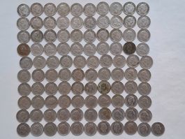102 x 5 Rappen (1909 - 1975)