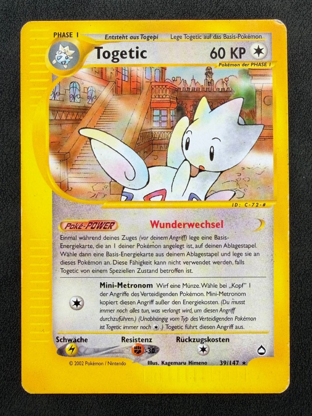 Pokémon Cartes à collectionner: Togetic 39/147 | Aquapolis | DE – D'occasion à Aarau par fgr15