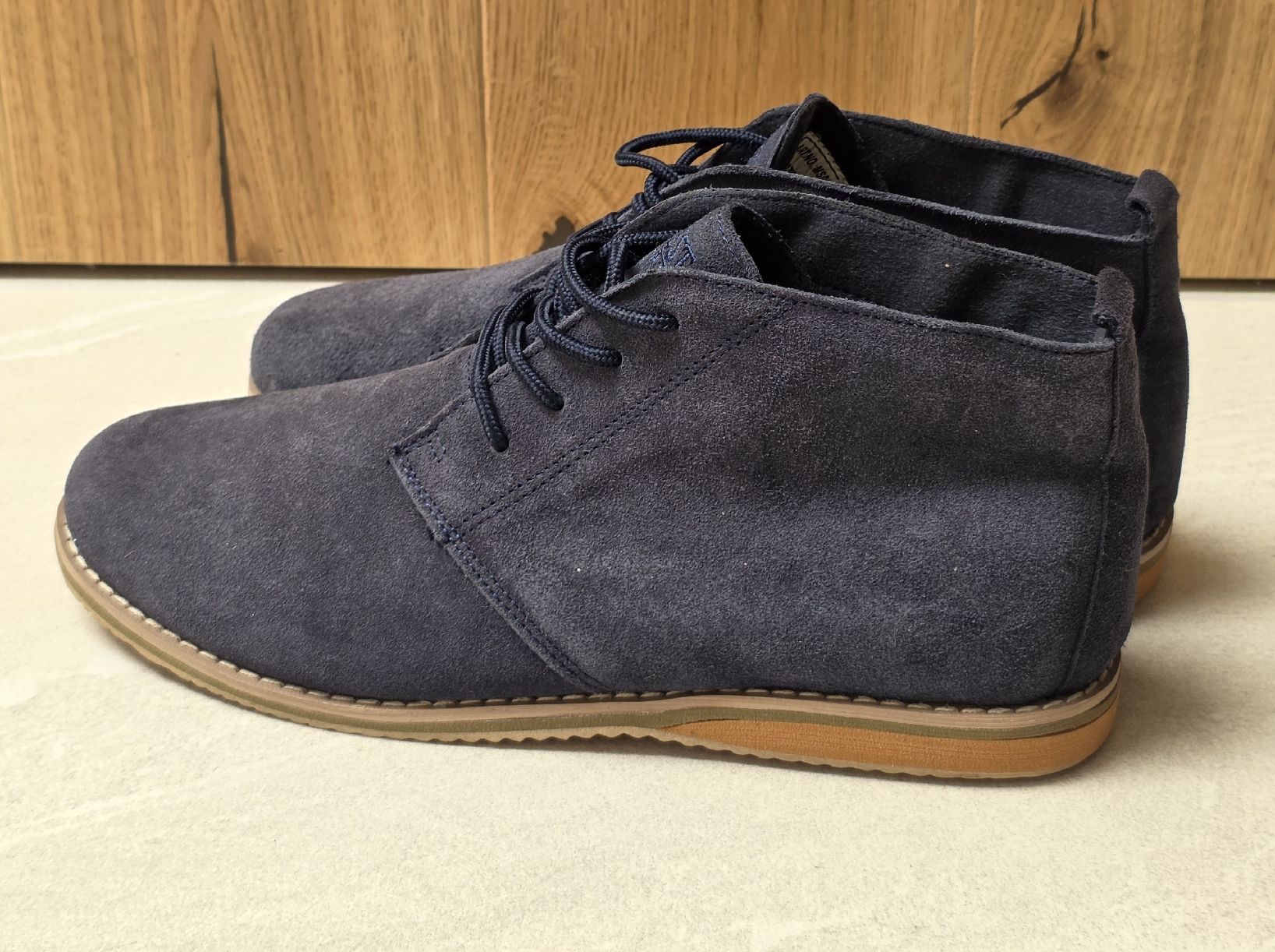 Scarpe da uomo: Herren Stiefel dunkelblau Grösse 46  – Nuovo (secondo la descrizione) da Rheinsulz venduto da Gilea