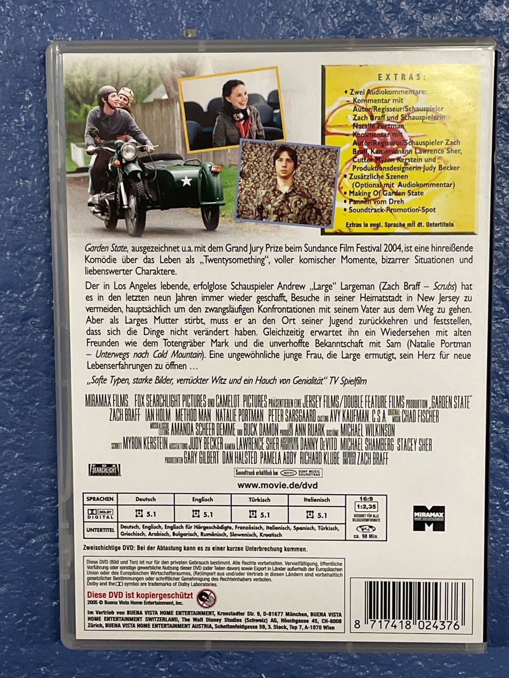 Alle DVDs: [DVD] Garden State (2004) – Gebraucht aus Frasnacht von GracyStore 1
