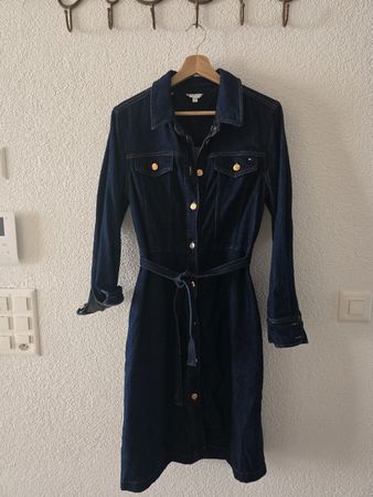 Tommy Hilfiger Jeanskleid mit Bindegürtel Gr.40, ungetragen