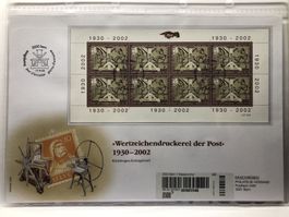 Grossbrief Wertzeichendruckerei der Post 1930-2002 2002 ET