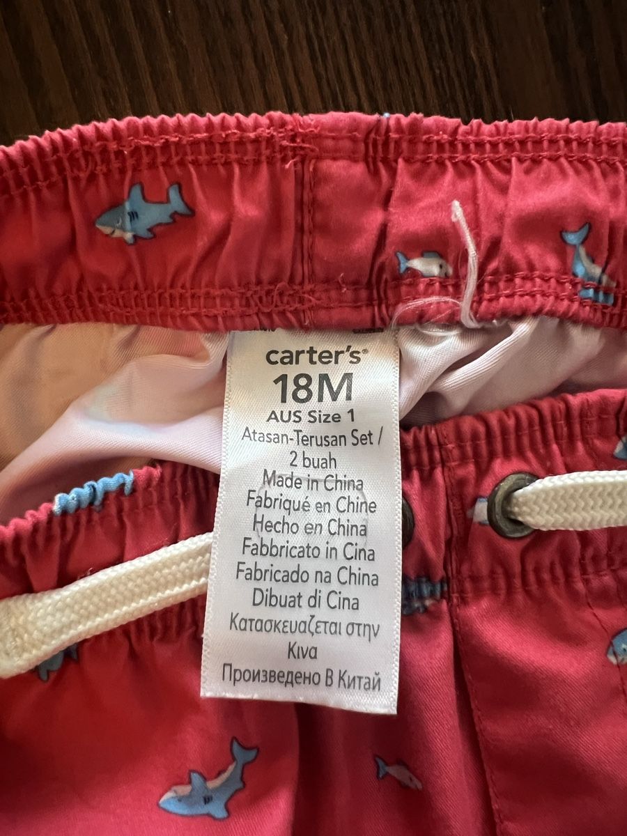 Carter's Costumi da bagno: Carter's Badehose Hai in Gr. 18Monate – Usato da Zürich venduto da lupmac 2