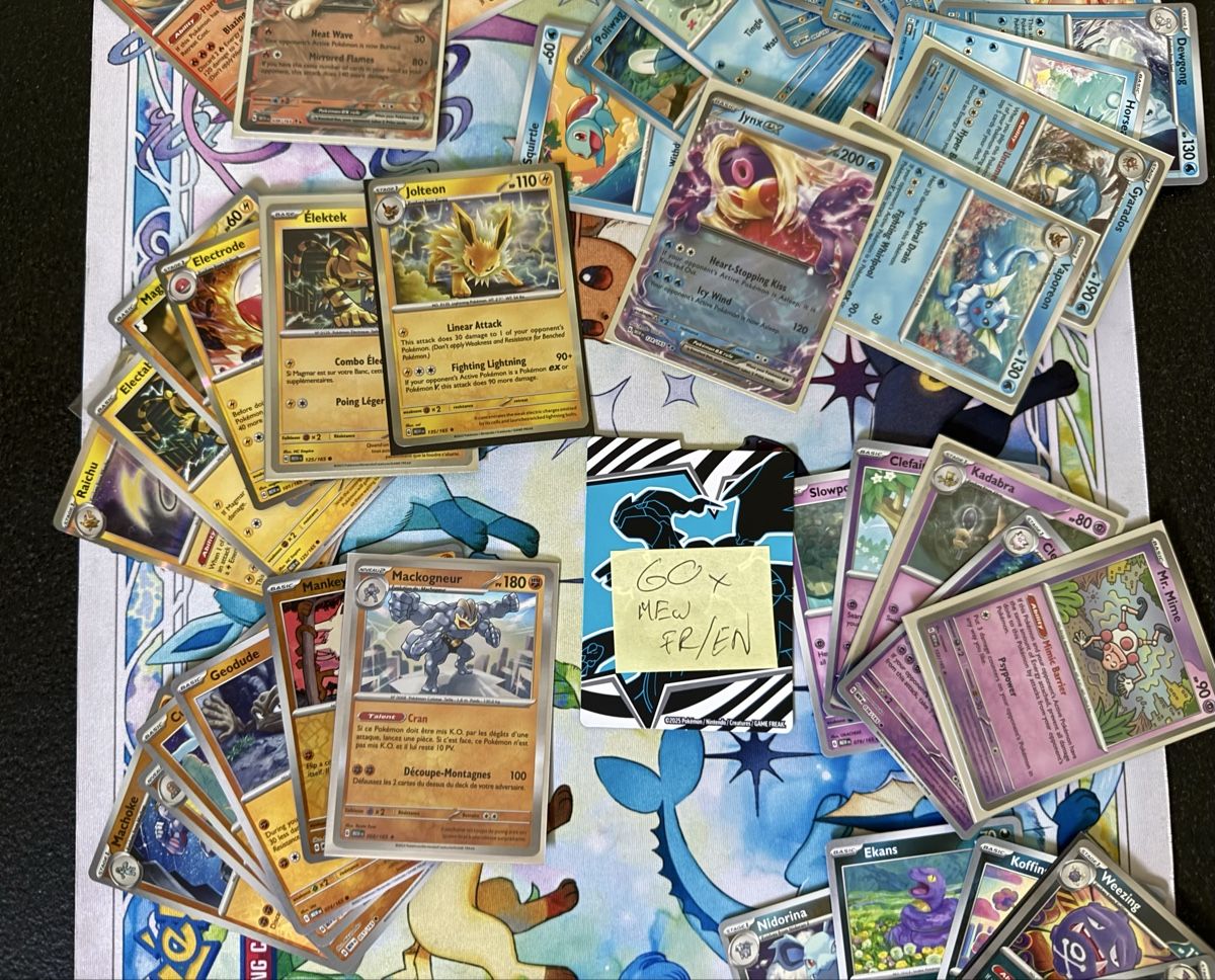 Pokémon Cartes à collectionner: Pokémon - 60x Mew 151 different cards – Neuf (Voir description) à Uvrier par sauma85 3