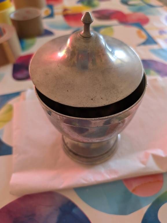 Piatti di portata: Jarre et coupelle en étain  – Usato da Chavornay venduto da bealil 1