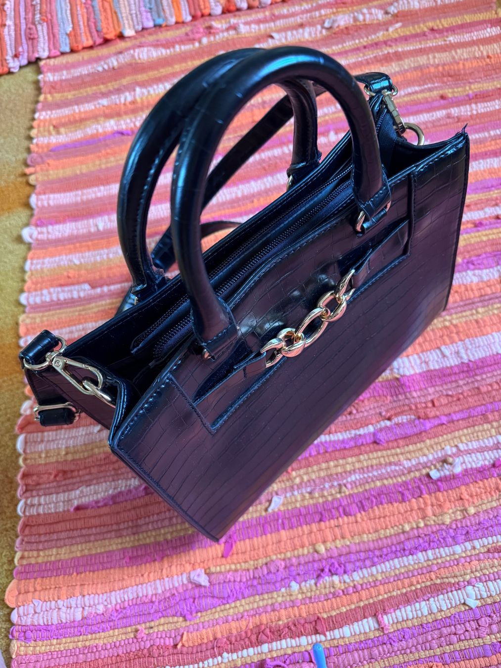 Taschen für Damen: Tasche mit Krokodil Muster - veganleder – Neu (gemäss Beschreibung) aus Mühlau von Anna0137 3