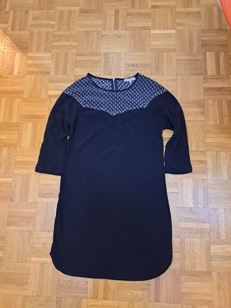 Sandro robe noire soie et viscose Taille 2 - Parfait état!