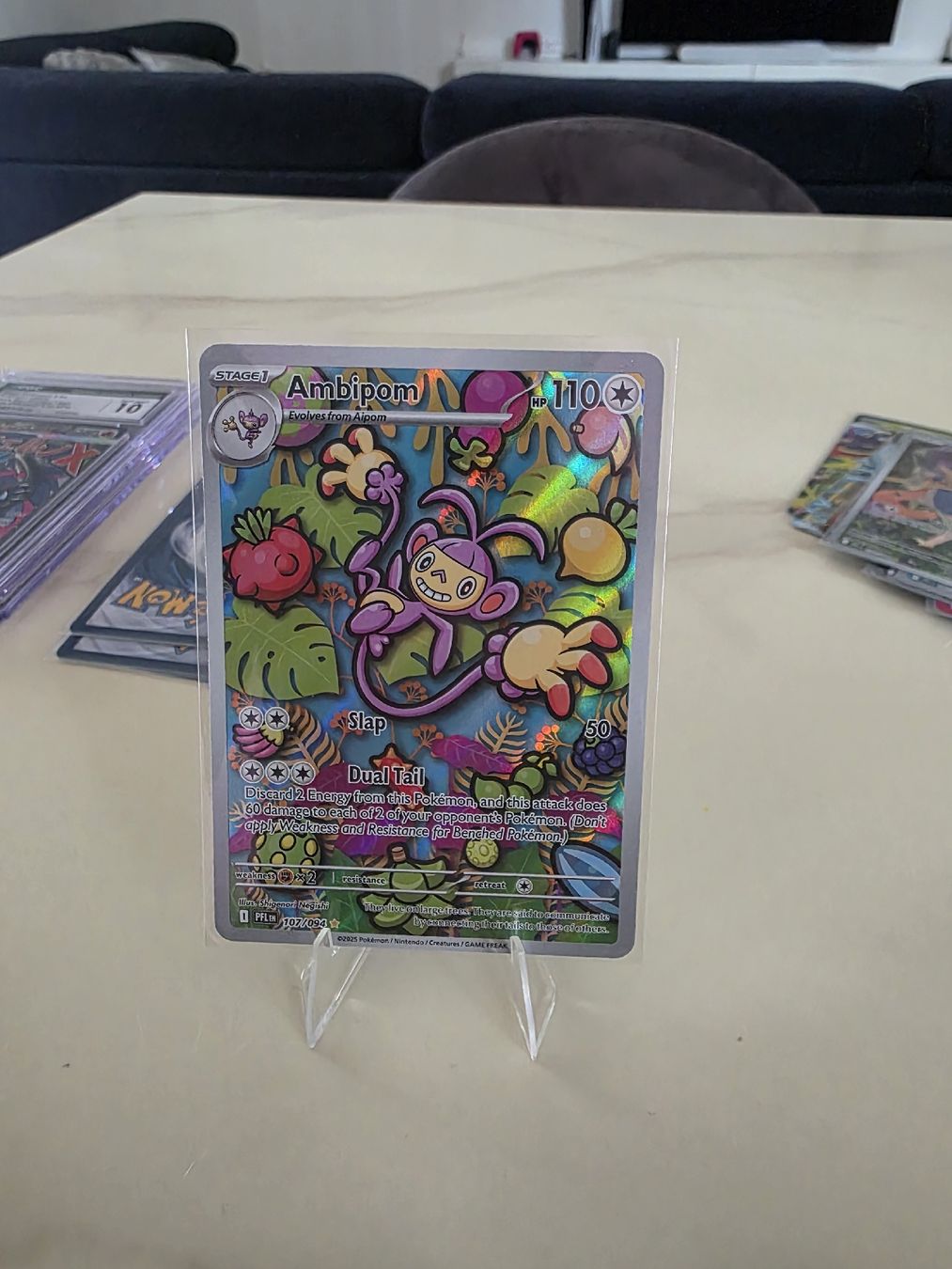 Pokémon Carte collezionabili: ambipom 107 – Usato da Zürich venduto da gab_rv62