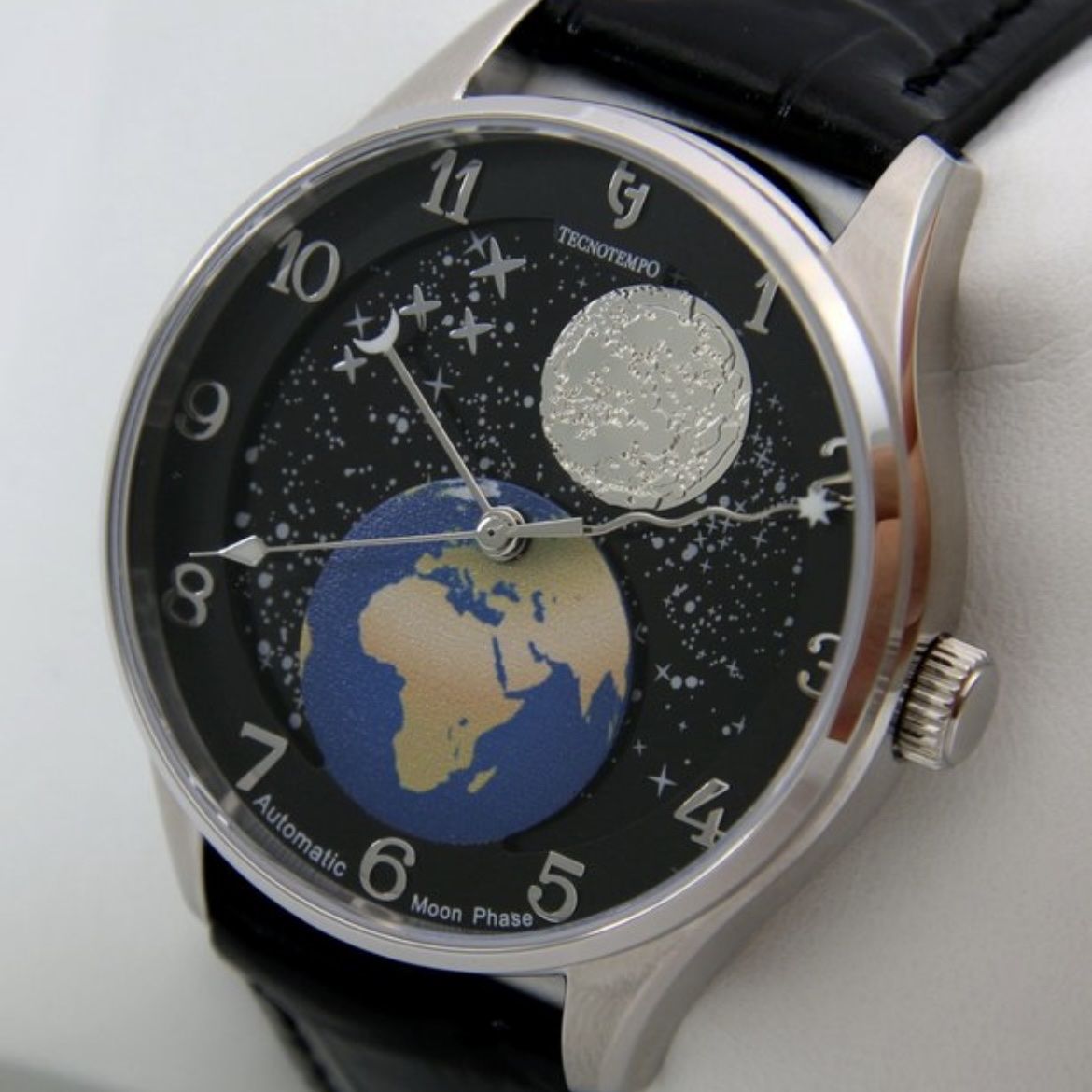 Orologi: Watch Tecnotempo - Automatic "Eclipse" Moon Phase – Nuovo e nell'imballaggio originale da Winterthur venduto da ArteRoma 1