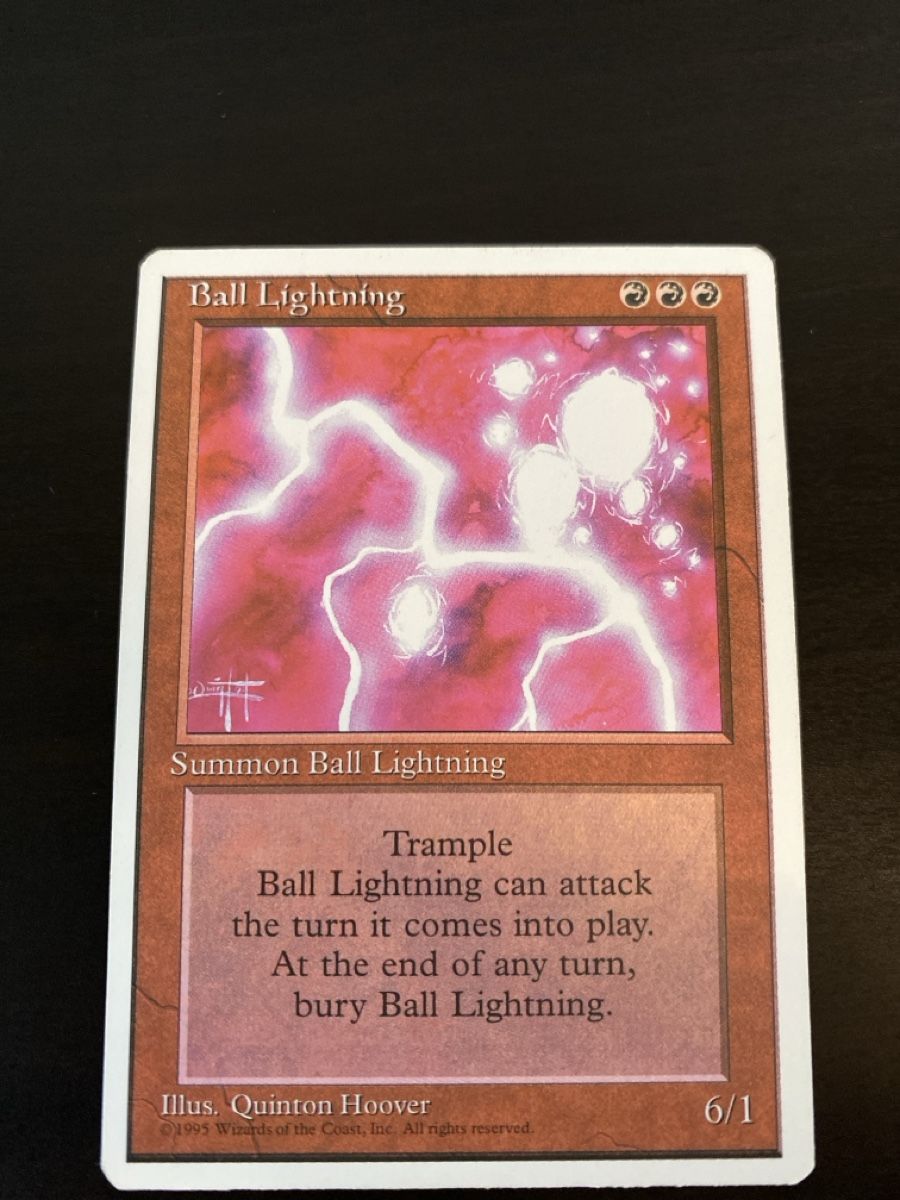 Magic The Gathering Carte collezionabili: Ball Lightning – Usato da Oberglatt ZH venduto da Finlandia1