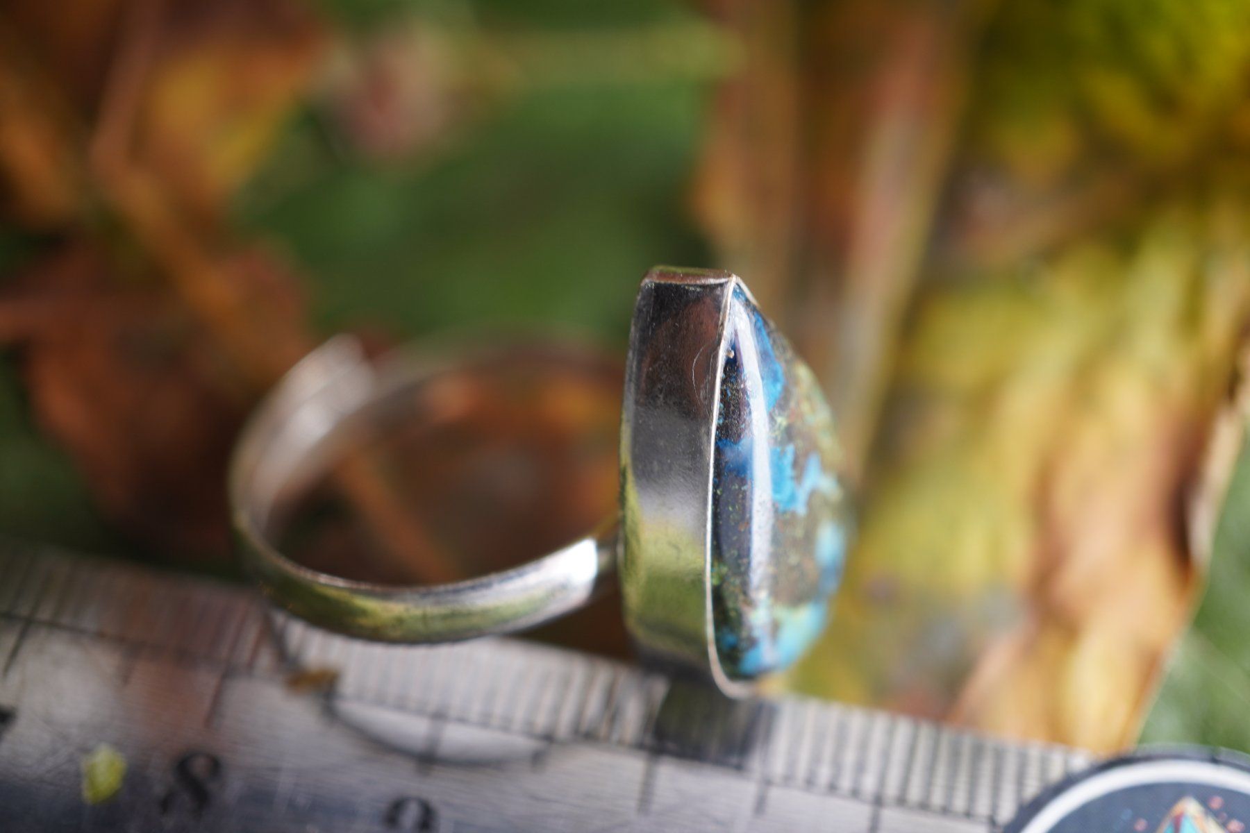 Minerali & Pietre curative: Azurit USA       ring Grösse  Variabel     (Räumung!) – Nuovo e nell'imballaggio originale da Eschenbach SG venduto da topstone 1