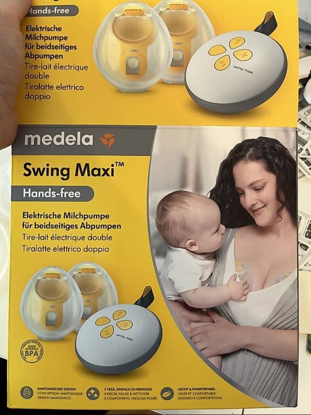 Medela Accessori per l’allattamento: Medela Swing Maxi Hands-free – Nuovo (secondo la descrizione) da Dübendorf venduto da Christina125