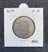 2 Franken (Silber) - Jg. 1886