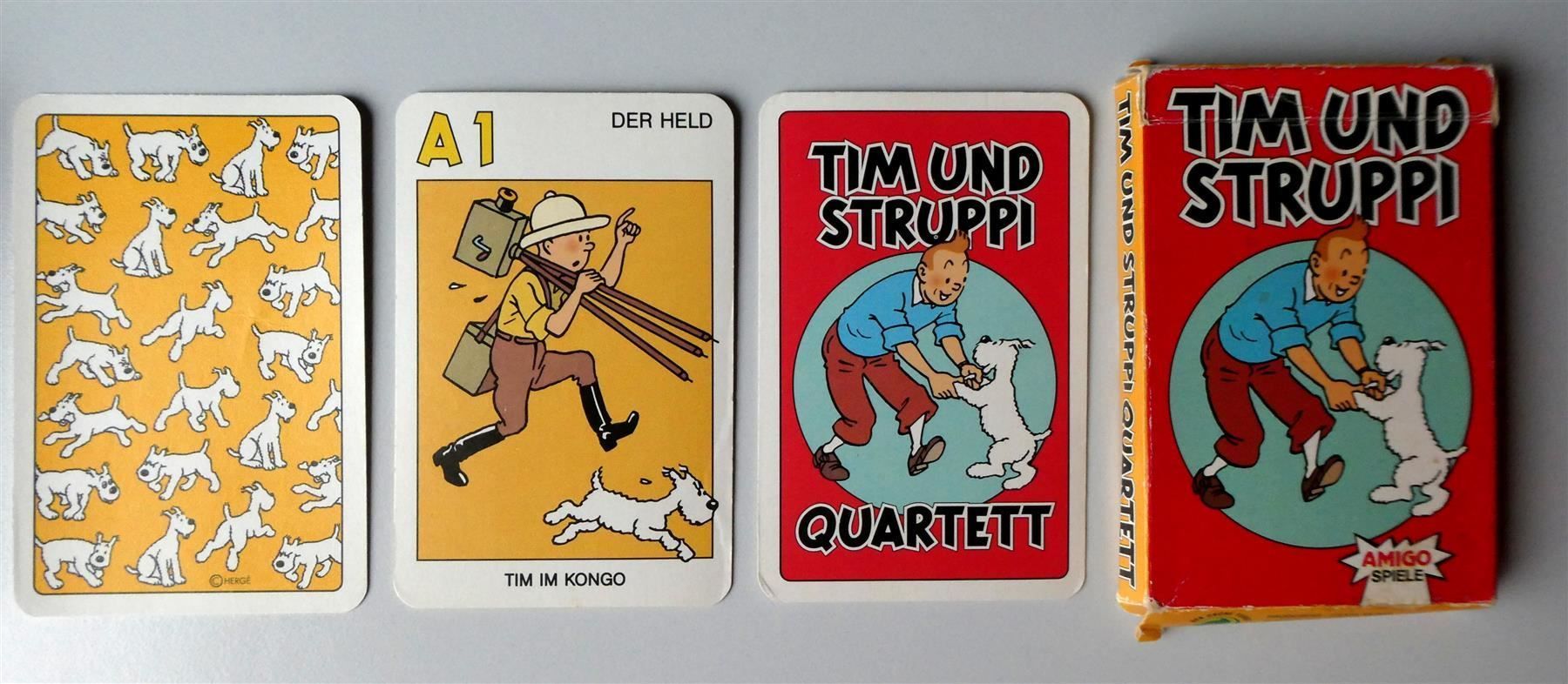 Giochi: Quartett Tim und Struppi Amigo 1993 – Usato da Frauenfeld venduto da Astra13 1