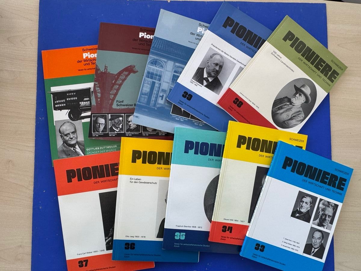 Bücher: Schweizer Pioniere der Wirtschaft und Technik Band 1 - 60 – Gebraucht aus Adliswil von buch_und_kunst 5