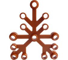 LEGO Pflanze Blätter Dark Orange 6 x 5 (2417)