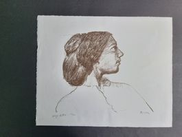 PFISTER LITHOGRAPHIE SIGNIERT NUMMERIERT