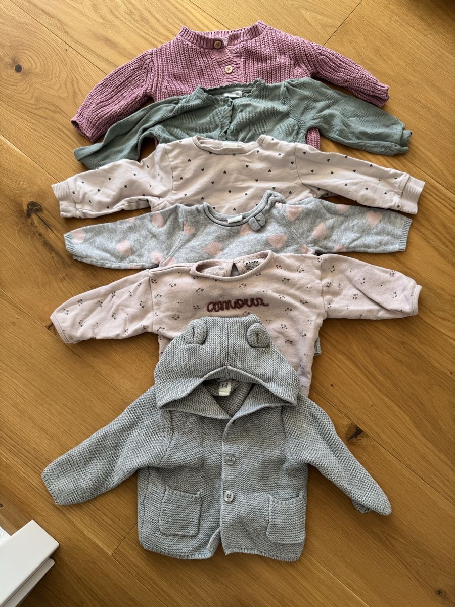 Lotti & Set di vestiti: Mädchen Pullover, Jacken Grösse 74 6 Stück – Usato da Oltingen venduto da Funnyface