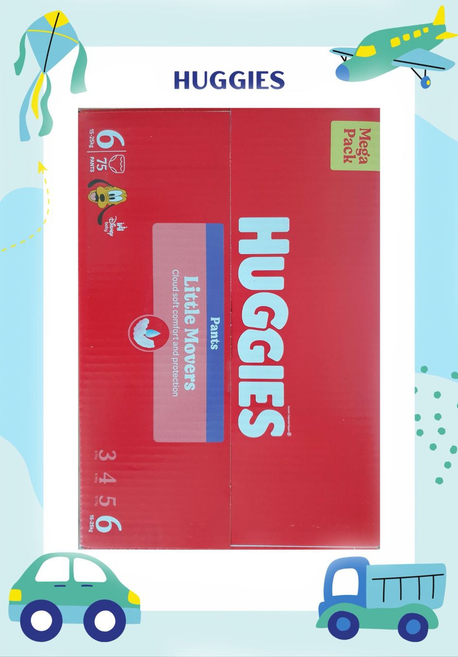 Secchi per pannolini & Pannolini: Huggies pants little movers – Nuovo e nell'imballaggio originale da Utzigen venduto da giusescrivo 1