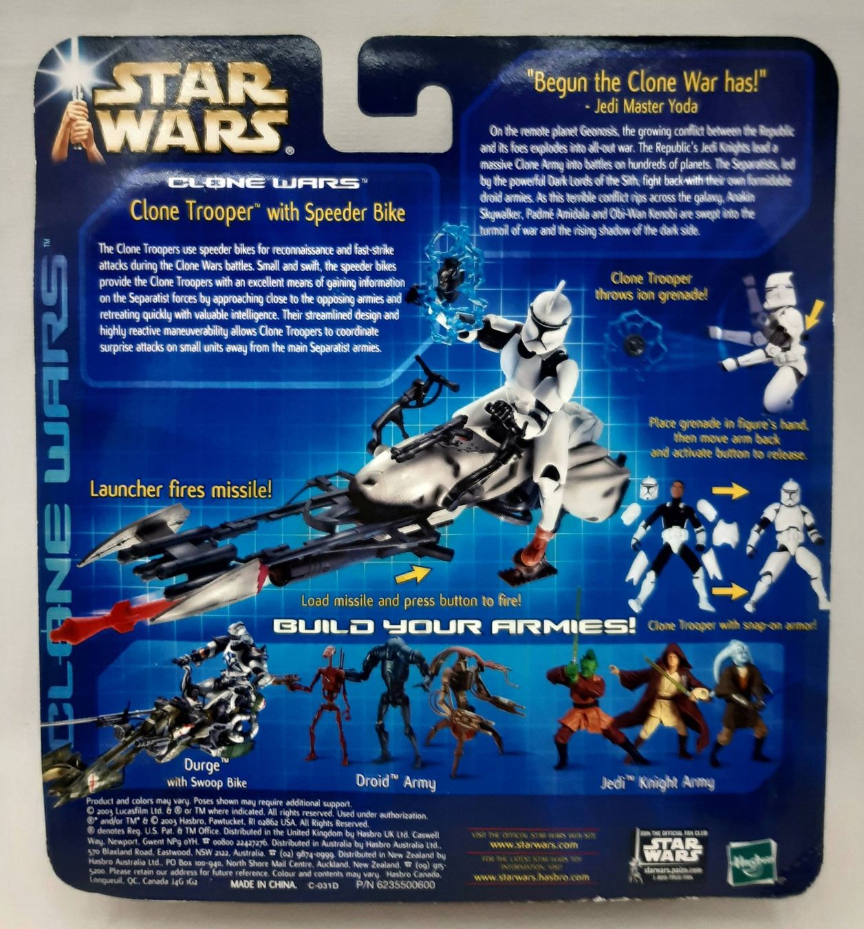 Star Wars Statuette: STAR WARS THE CLONE WARS CLONE TROOPER & SPEEDER BIKE 2003 – Nuovo e nell'imballaggio originale da Lugano venduto da YouWantUS 1