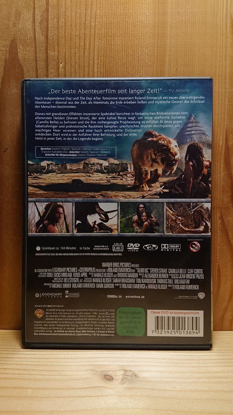Tutti i DVDs: 10.000 BC auf DVD – Usato da Wilderswil venduto da Exebub 1