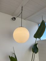 Grosse Milchglas Hängelampe ⌀ 39cm