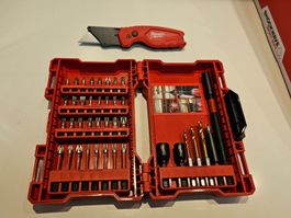 Milwaukee Promo 40-teiliges Bitset + Fastback Klappmesser