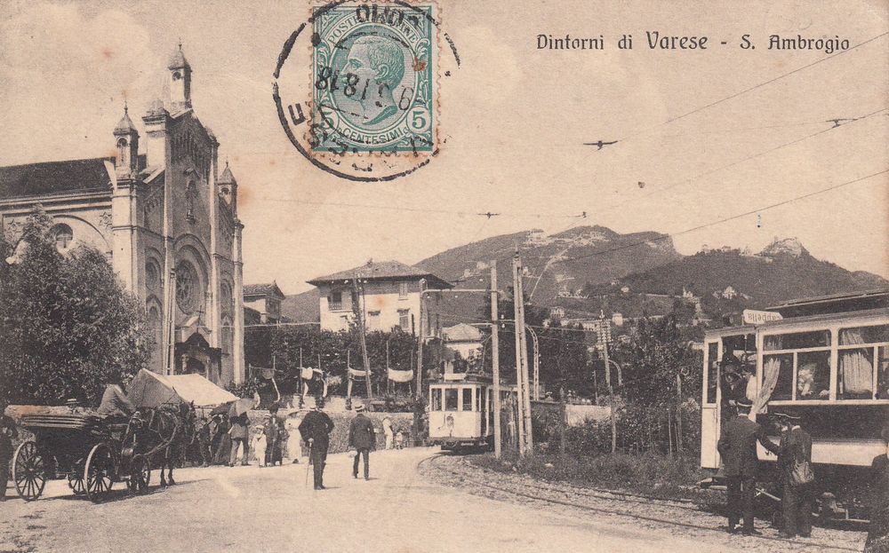 AK Dintorni di Varese S. Ambrogio Tram 1918 Kaufen auf Ricardo