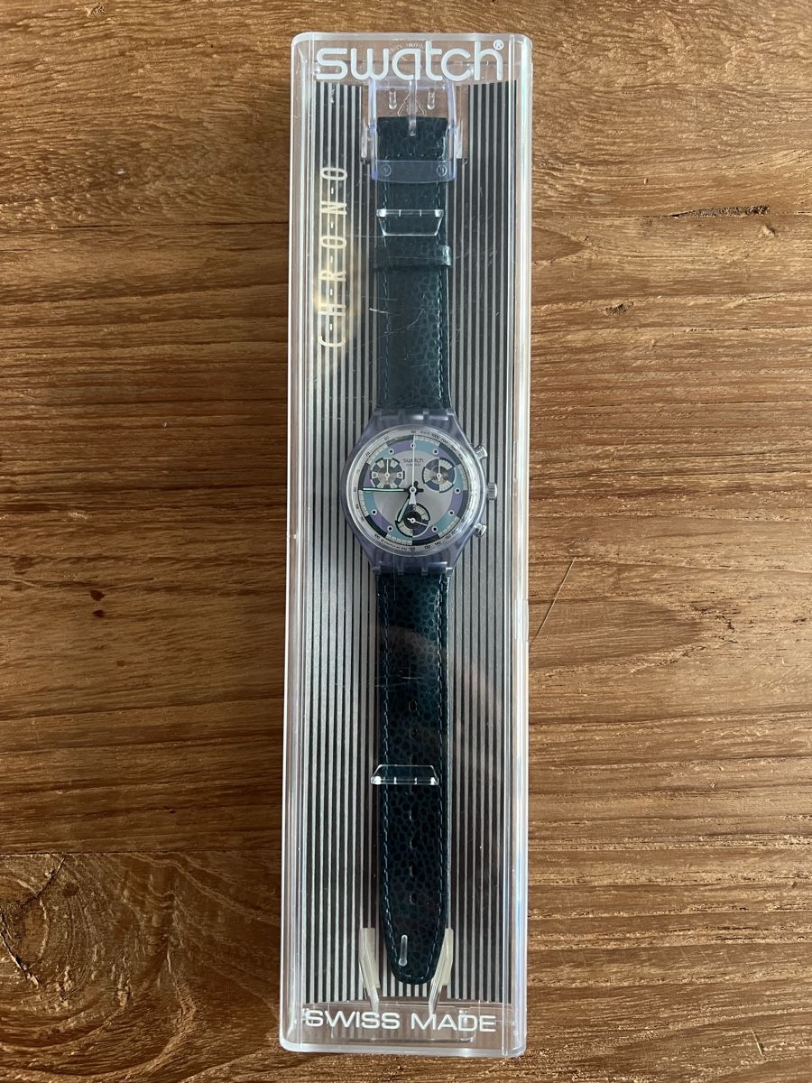 Swatch Orologi: Swatch Chrono (SCV100) Greentic – Nuovo e nell'imballaggio originale da Künten venduto da Spike17