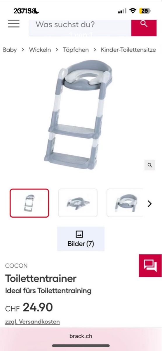 WC: Toilettentrainer NEU und verpackt – Neu und originalverpackt aus Bülach von 3meego3