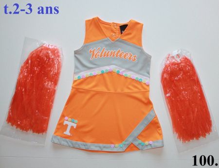 Costume pompom girl t. 2 - 3 ans