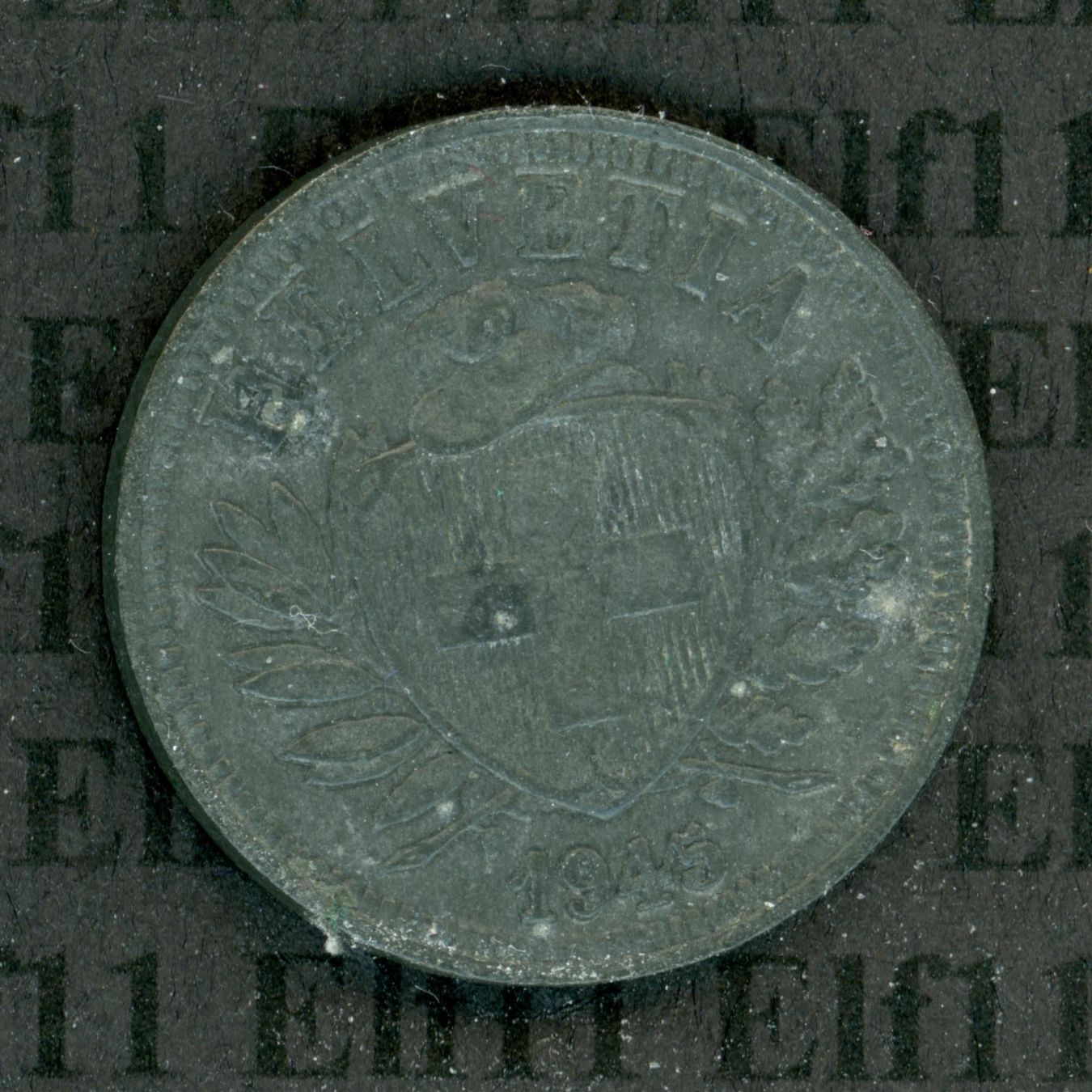 Tutti le monete: CHF___0.02 1945 vz-unz 2 Rappen – Usato da Widnau venduto da Elf11