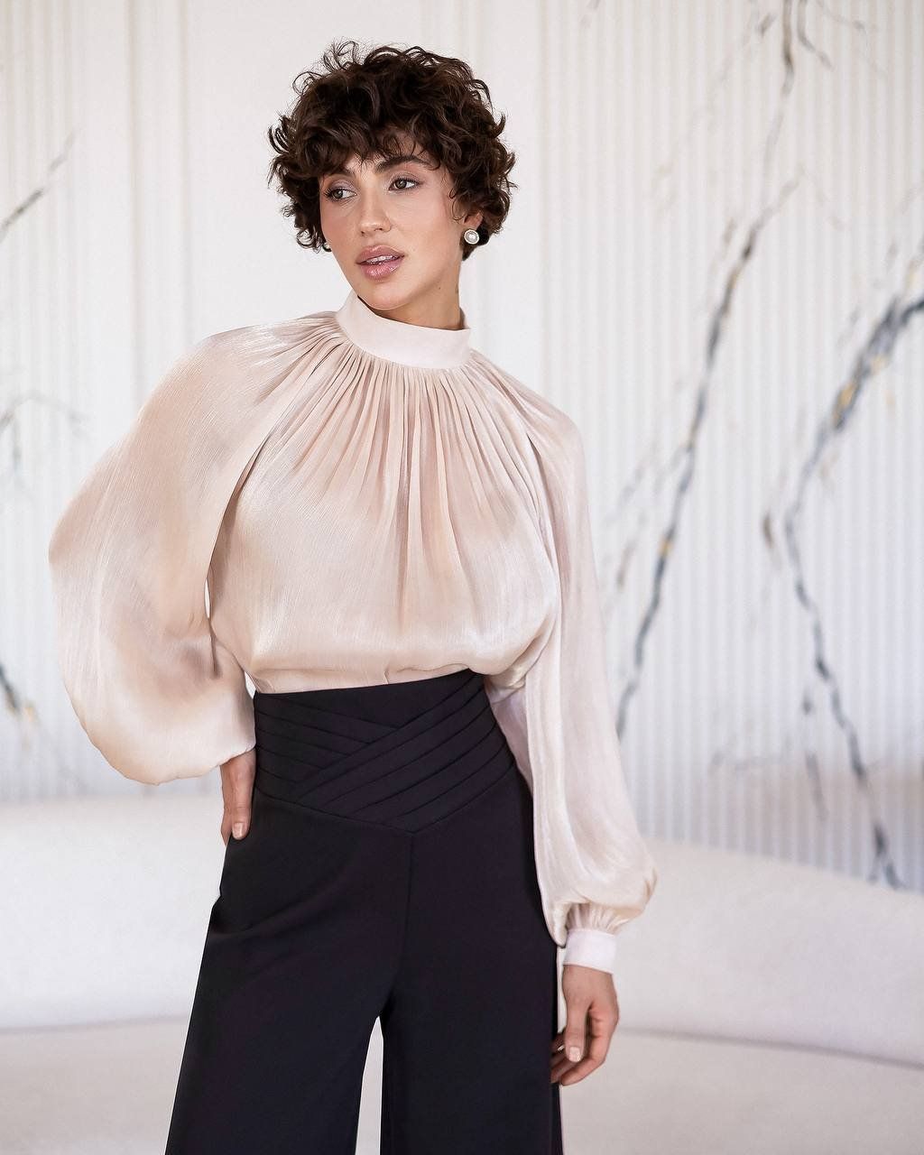 Camicette: Elegant Organza Blouse Size: XS-M – Nuovo e nell'imballaggio originale da Zürich venduto da Ms.Me-Fashion 7