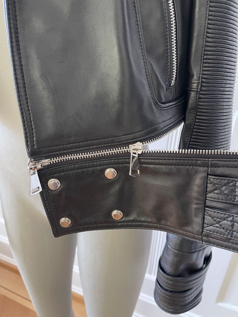 Jacken: Wandelbare Biker-Bolero-Lederjacke, Gr. M – Neu (gemäss Beschreibung) aus Zürich von Balanca 7