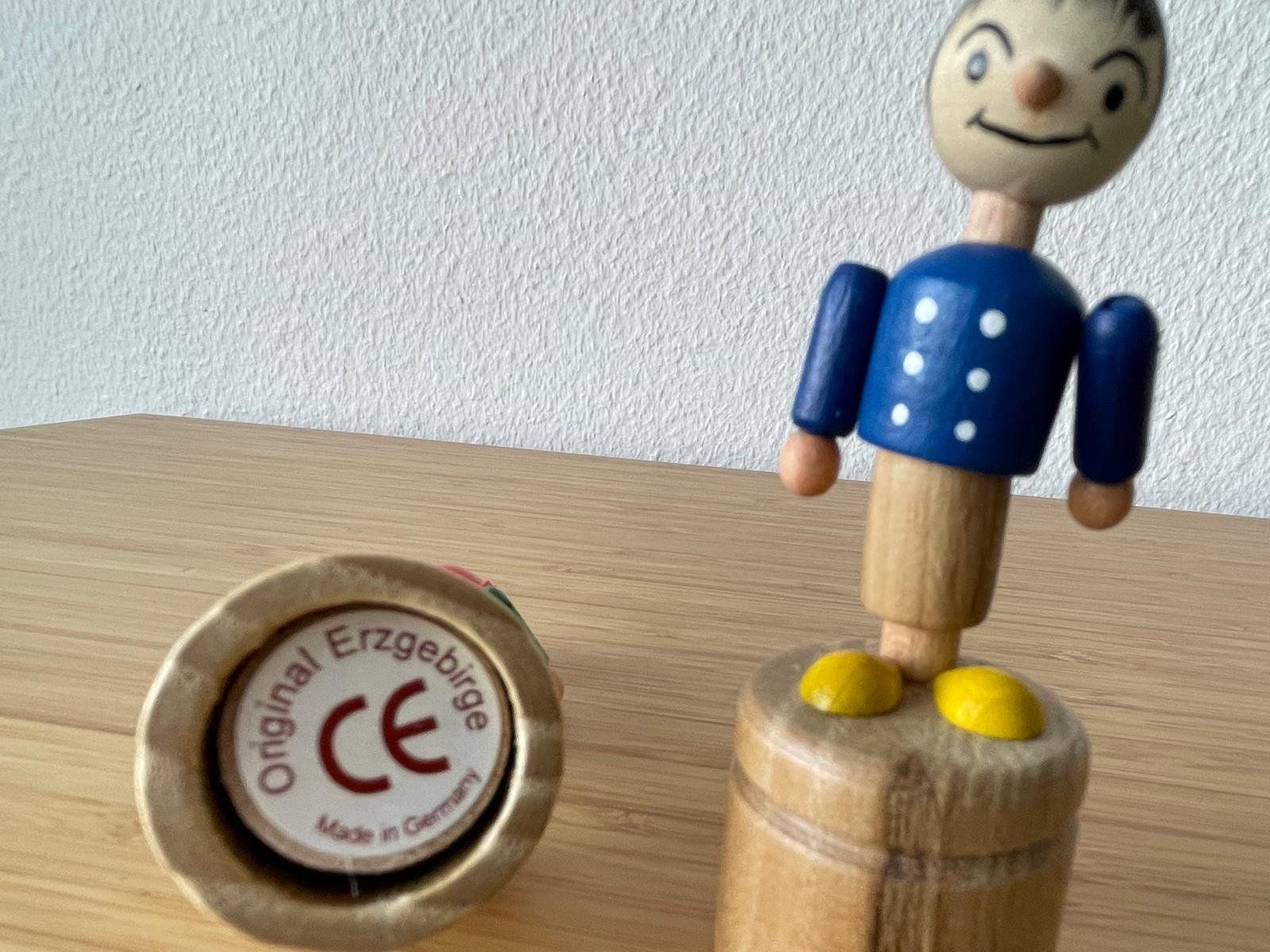 Figuren: Wackelfiguren Max und Moritz, Erzgebirge – Gebraucht aus Sissach von kaupa 1