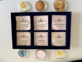 6-er Set Sammler-Medaillen Historia Helvetica