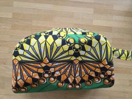 Necessaire Täschli aus afrikanischem Stoff, Handarbeit, neu