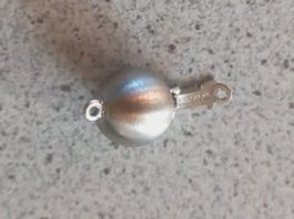 Kettenschließe, Silber 925 rhodiniert