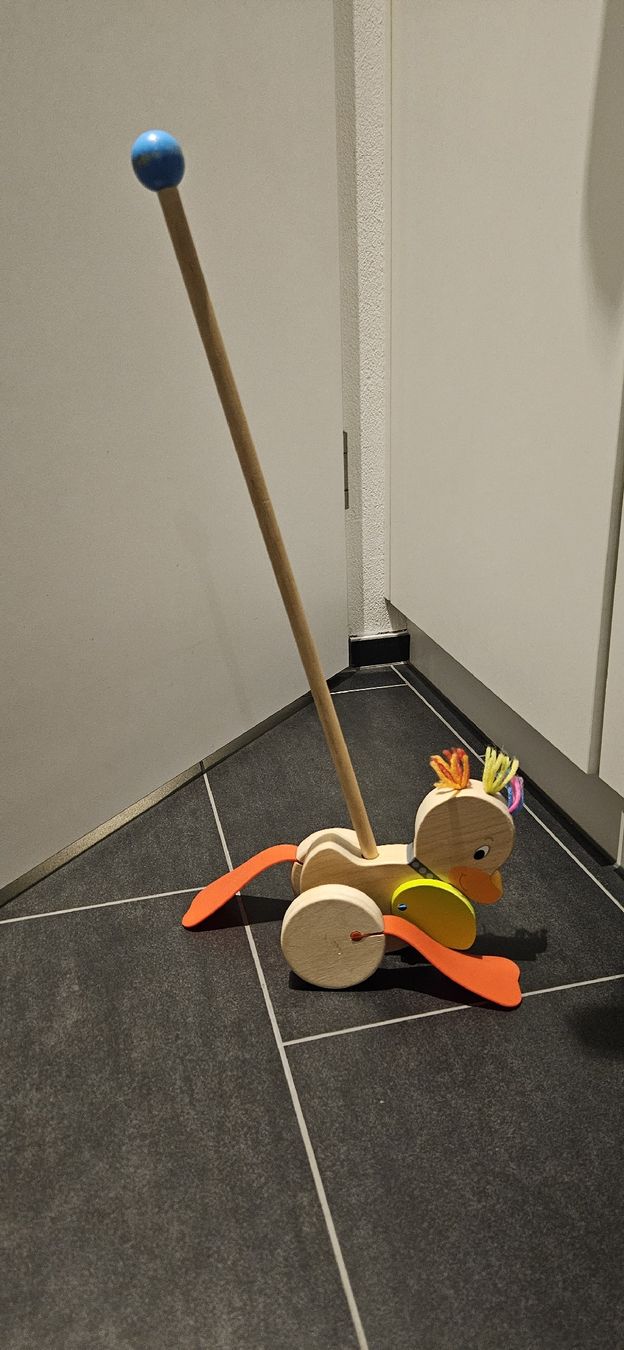 Spielzeuge: Holz-Schiebespielzeug Ente – Gebraucht aus Bonaduz von stb-fishing 1