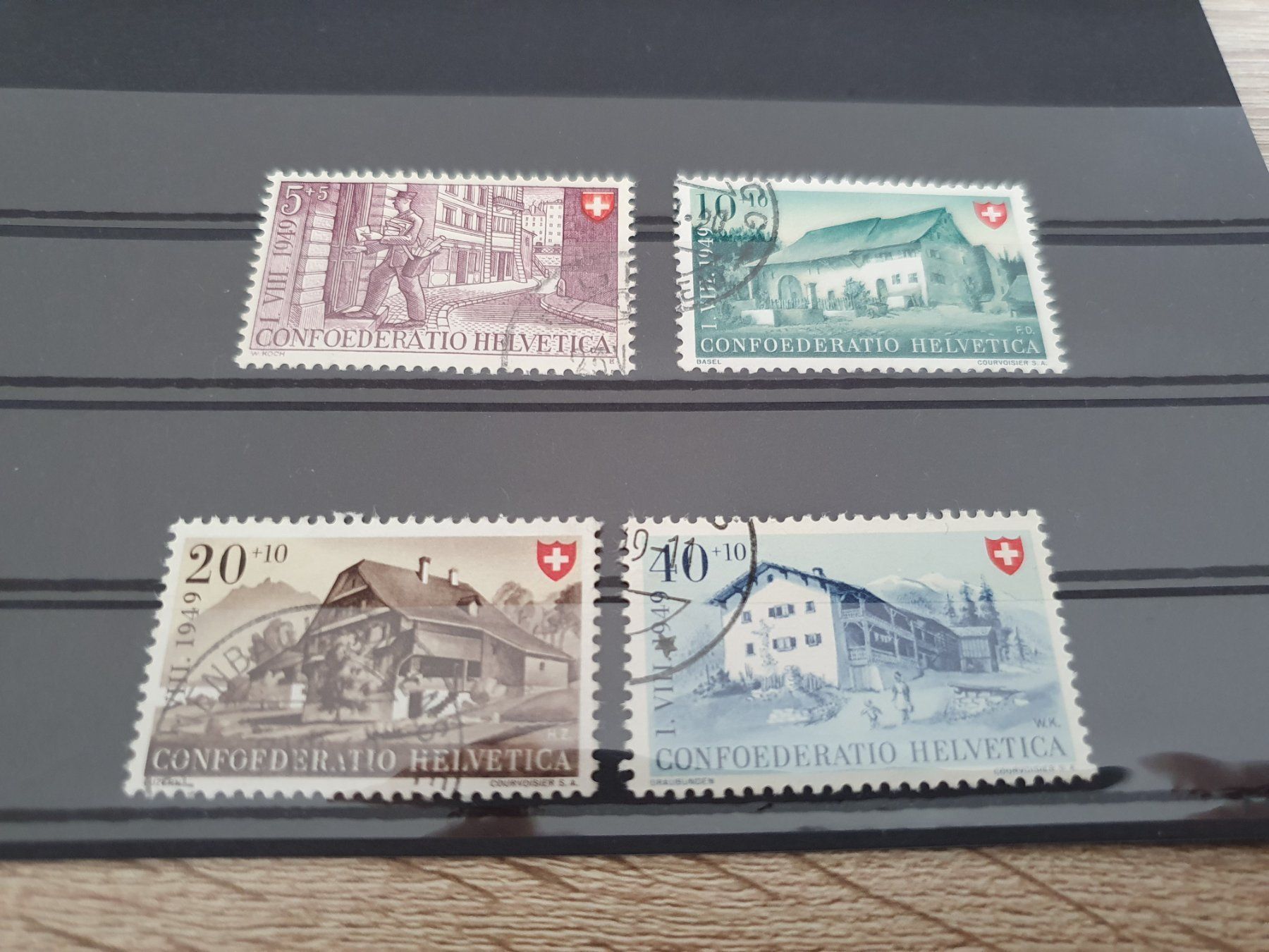 Tutti i francobolli: Pro Patria 1949 – Usato da Balgach venduto da SIMEON27