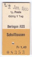 Billette Beringen ASS - Schaffhausen