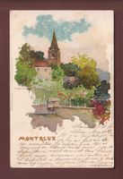 MONTREUX - Eglise - F. Voellmy - 1900 UPU