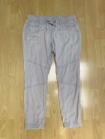 Leinen Hose leicht grau Gr.38
