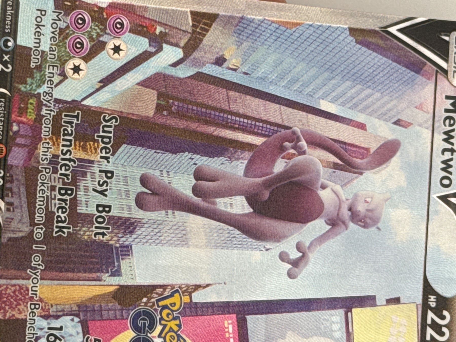 Pokémon Sammelbilder & Trading cards: 072/078 Mewtwo V Pokemon Go EN – Gebraucht aus Niederweningen von rimicanardo 5