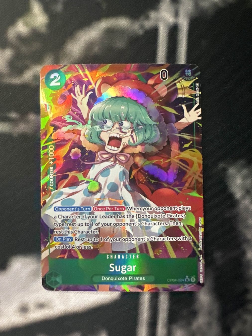 Bandai Sammelbilder & Trading cards: One Piece Sugar (OP04-024) – Gebraucht aus Aesch BL von LeekTCG
