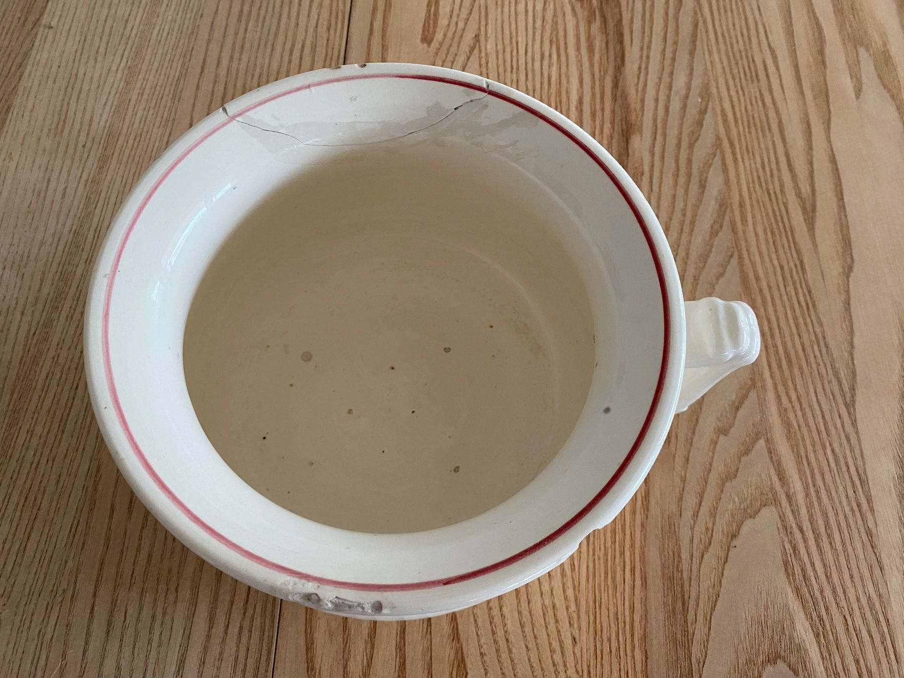 Töpfe: Nachttopf,  Keramik, ø 18 cm – Gebraucht aus Rüschlikon von Emma01 3