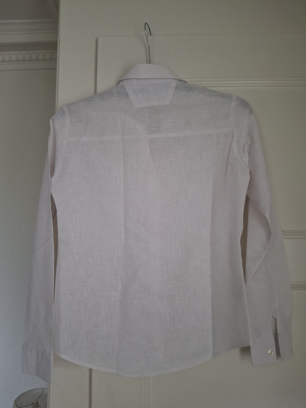Camicette: Chemise en lin blanche S – Usato da Lausanne venduto da Cognitia 3