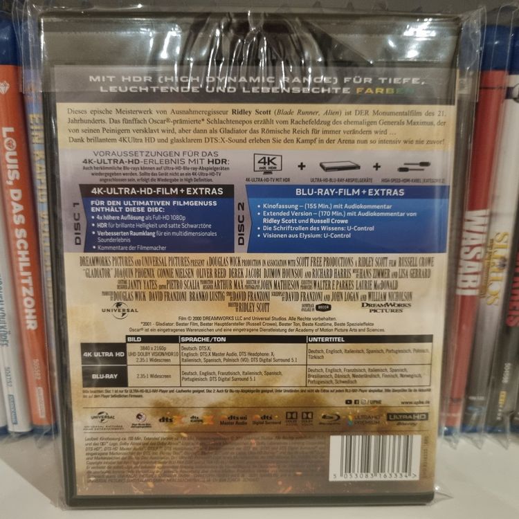 Gladiator (4K Ultra-HD) (+ Blu-ray 2D) | Kaufen auf Ricardo