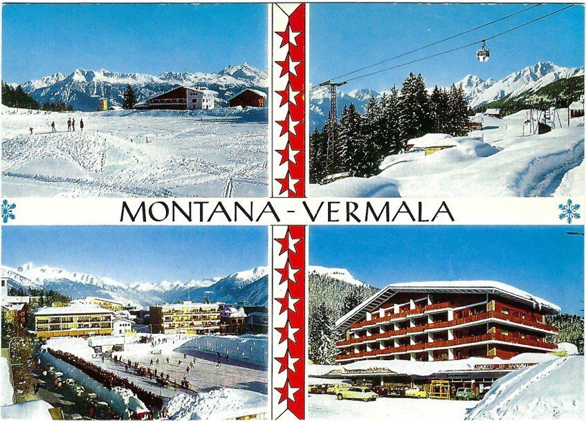 Cartoline postali: AK Montana - Vermala VS – Usato da Rheinfelden venduto da wil_m7gh
